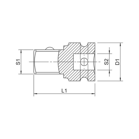 Перехідник для головок торцевих ударних WURTH 3/4-1/2IN | Зображення 1