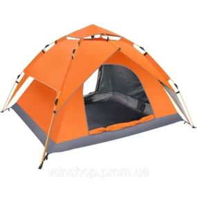 Намет автоматичний двомісний 200*230*130 см водонепроникний помаранчева LU015O