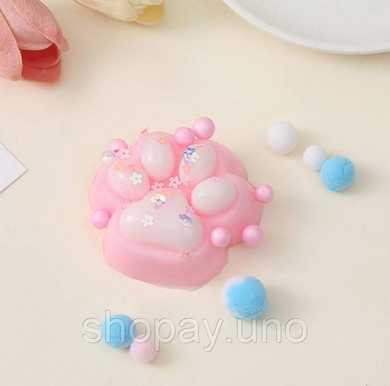 Антистресс игрушка Лапка котика Squish Cat Paw · Силиконовая тапа - лапка сквиш Таба лапка для детей