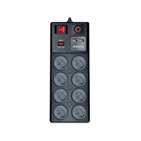 Сетевой фильтр питания REAL-EL RS-8F USB CHARGE 3m, black (EL122300004) (EL122300004)