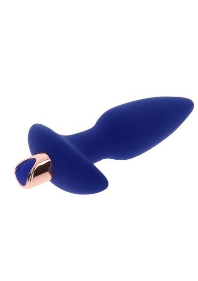 Анальна пробка з вібрацією Toy Joy Sparkle Buttplug з дистанційним керуванням, синій Sex Aura | Зображення 2