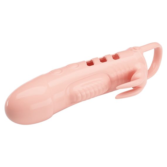 Насадка на член - Pretty Love Sloane Vibrating Penis Sleeve Flesh | Зображення 4