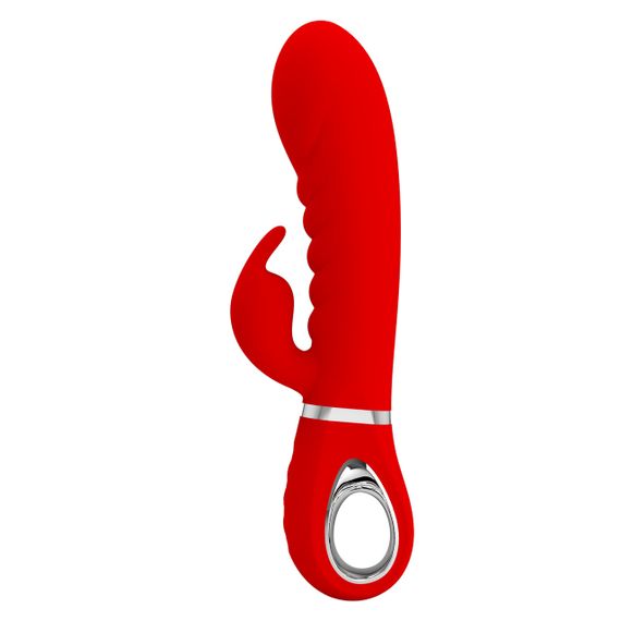 Ребристий вібратор Pretty Love - Prescott Red, BI-014635-2 Sex Aura | Зображення 4