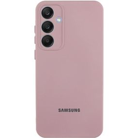 Чохол Silicone Cover Lakshmi Full Camera (AA) with logo для Samsung Galaxy S25+ Рожевий / Pink Sand