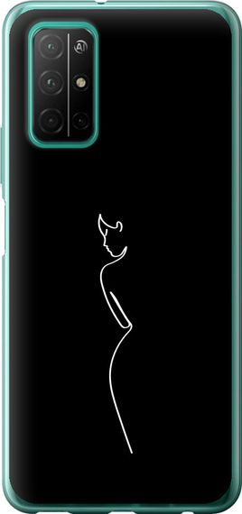 Чехол на Huawei Honor 30S Силуэт1 "4590u-1897-17620"