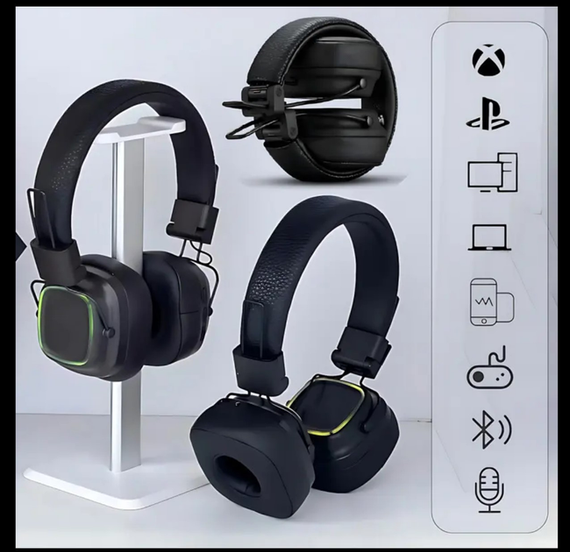 Наушники беспроводные накладные Bluetooth MDR Marshall BT XY-30/9538 USB | Зображення 1