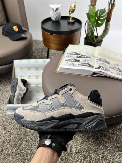 Чоловічі кросівки A-dida-s Niteball M Grey Dark , В'єтнам 46 29.5 см | Зображення 6