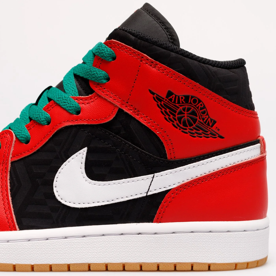 Кроссовки Air Jordan 1 Mid SE “Christmas” 45 DQ8417-006 | Зображення 6