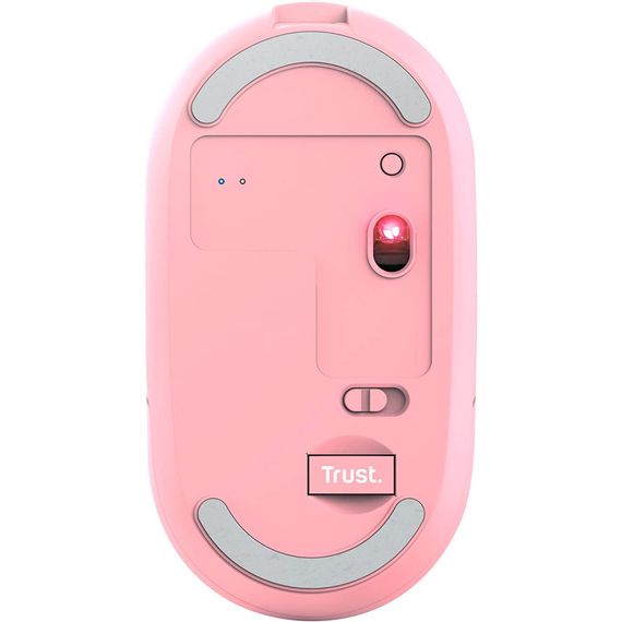 Мишка Trust Puck Wireless/Bluetooth Silent Pink (24125) | Зображення 3