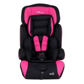 Автокресло универсальное 5810 P вес ребенка от 9-36 кг Joy Чёрное с розовым