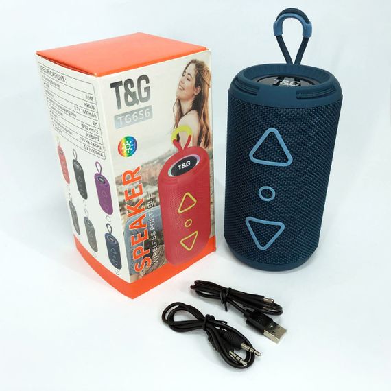 Потужна колонка блютуз з підсвічуванням, Блютуз колонка з якісним звуком і підсвічуванням HP-68 | Зображення 4