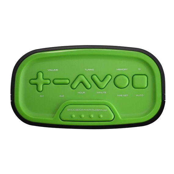 Годинник настільний з радіо Technoline WT465 Black/Green (WT465 grun) | Зображення 2