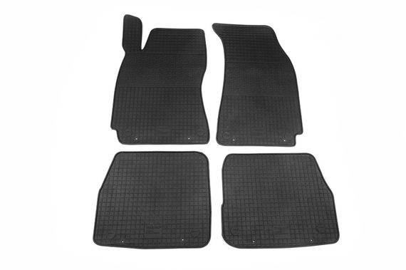 Гумові килимки (4 шт, Polytep) для Skoda Superb 2001-2009 рр | Зображення 1