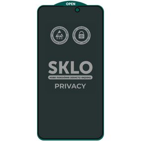 Захисне скло SKLO 5D Privacy (тех.пак) для Apple iPhone 17 Pro Max (6.9") Чорний