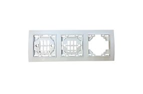 Рамка 3-х місна горизонтальна біла Malta Ny95000974