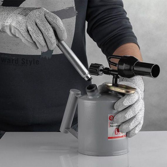 Лампа паяльна бензинова 1.0 л INTERTOOL GB-00311 | Зображення 5