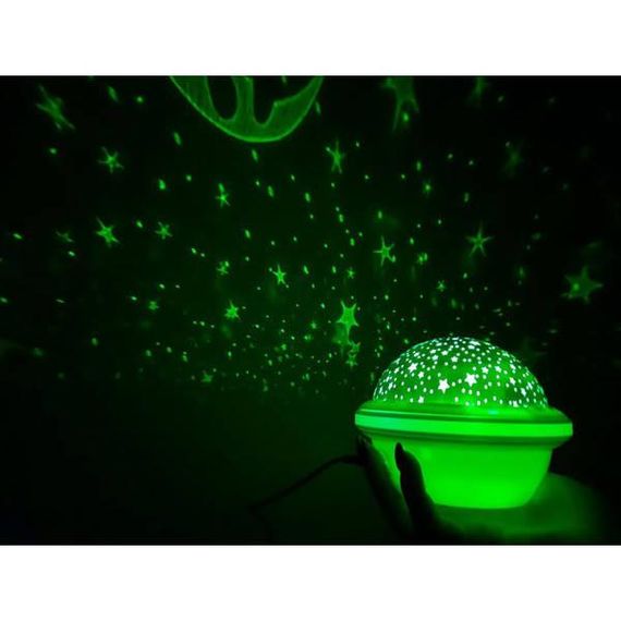 Проектор зоряного неба Star Master UFO - нічник НЛО Зелений
