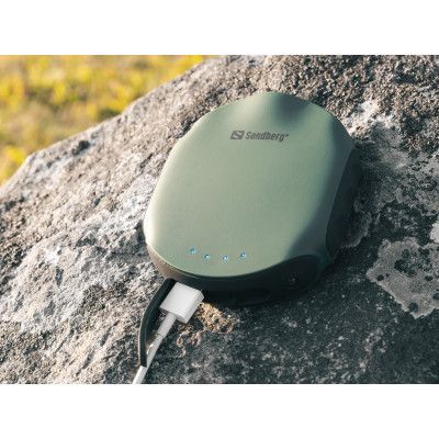 Батарея универсальная Sandberg 10000mAh, Survivor, USB*2, мини-компас, мини-фонарик (420-60) | Зображення 6