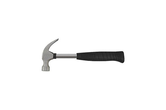 Молоток-гвоздодер Intertool - 450 г ручка металл (HT-0224)