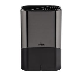 Подставка для ножей и кухонных принадлежностей с ионизатором Vinzer Graphite Collection VZ-50341 15х11.7х22.7 см