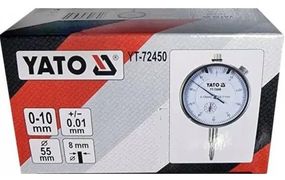 Тестер контролю биття дисків валів 10 мм точність 0,01мм YATO YT-72450