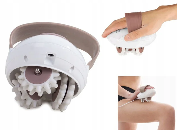 Портативний ручний антицелютний масажер для шиї спини тіла Shuqin роликовий масажер для тіла від мережі | Зображення 4