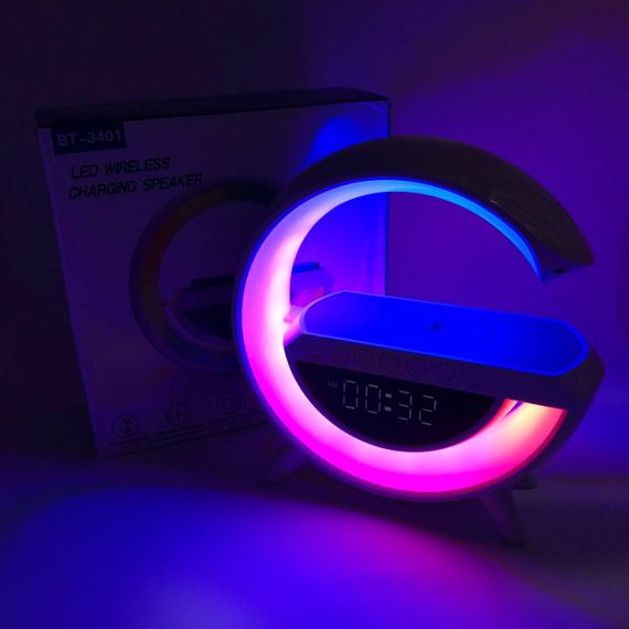 Настільний нічник з колонкою та бездротовою зарядкою XPRO BT-3401 (47069-BT-3401_294) | Зображення 3