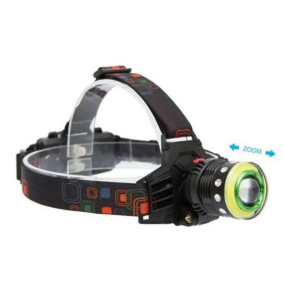 Ліхтар налобний Police FA-825 T105-T6+COB акумуляторний | Зображення 1