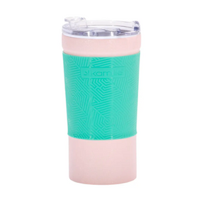 Термокружка 380мл з нержавіючої сталі з TPR вставкою KAMILLЕ 2046