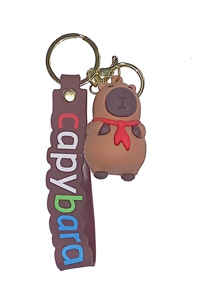 Брелок C 68188 CAPYBARA, Ціна за 1шт (6900067681881) Червоний