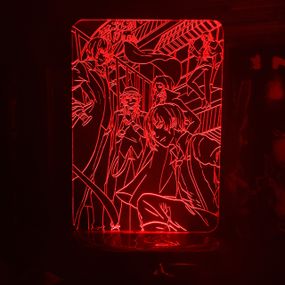 Акриловый светильник-ночник Великий из Бродячих Псов красный tty-n000809