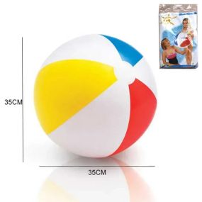 Мяч надувнний пляжний Intex 59020 51см Різнокольоровий shop (6941057450209)
