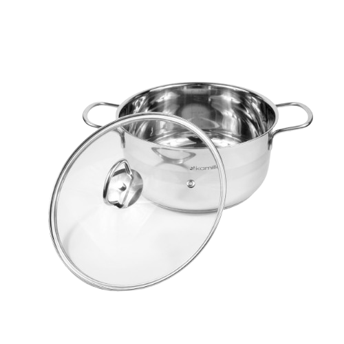 Каструля з нержавіючої сталі 4л 22*11 см