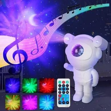 Проектор космонавт для дітей  Світильник космонавт зоряне небо   знижка | Зображення 2