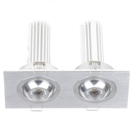 Світильник точковий LED-101/2x3W AL