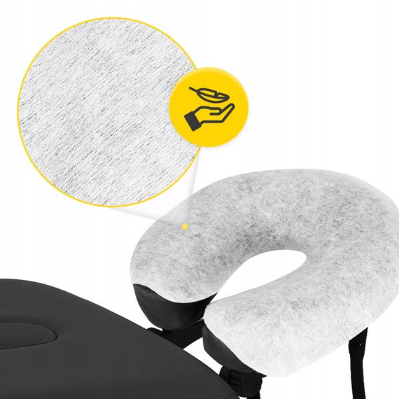 Накладка на підголівник масажного столу 4FIZJO одноразова, набір 50 шт White (P-5905973406840) | Зображення 3