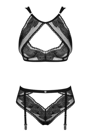Комплект Obsessive Allastia set Чорний L/XL | Зображення 2