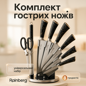 Якісні ножі для дому, Набір ножів для приготування їжі Кухонні ножі нарізання NV-33
