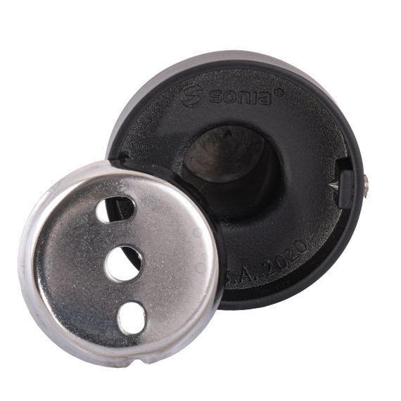 Тримач туалетного паперу з кришкою Sonia ASTRAL BLACK 185207 (000026855) | Зображення 2