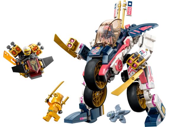 Конструктор LEGO Ninjago Перегоновий робобайк-трансформер Сори (71792) | Зображення 3
