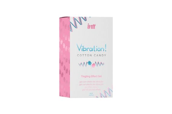 Жидкий вибратор Intt Vibration COTTON CANDY NEW 15 ml Sex Aura | Зображення 1