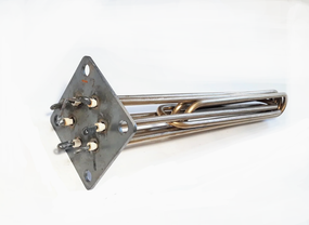 Блок ТЭНов 15000W на квадратном фланцэ 100×100 мм (Украина)