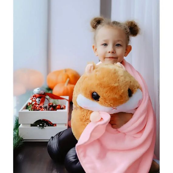 Плед-хомяк 3 в 1, Плед, Игрушка, Подушка | Зображення 2