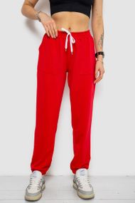 Спортивные штаны женские  -уценка, цвет красный, 238R347-U-41