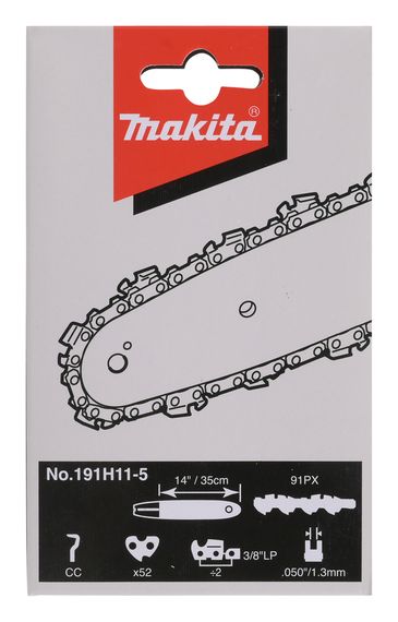 Цепь пильная Makita 191H11-5 (35 см, 3/8", 1.3 мм, 52z)
