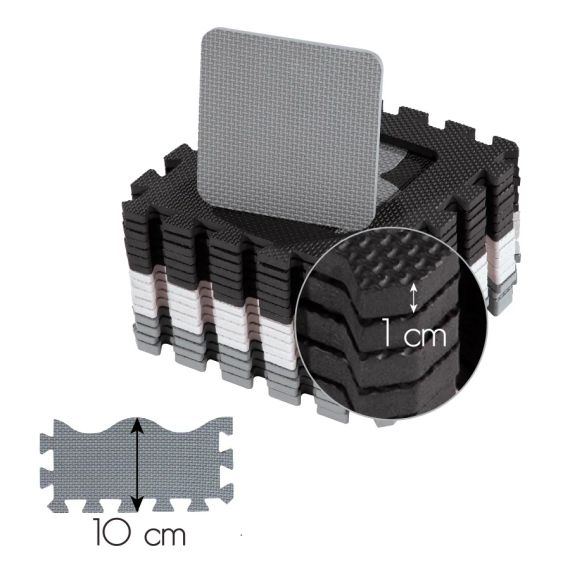 Детский коврик-пазл NILS FUN с бортиками — безопасное и развивающее игровое пространство | Зображення 5