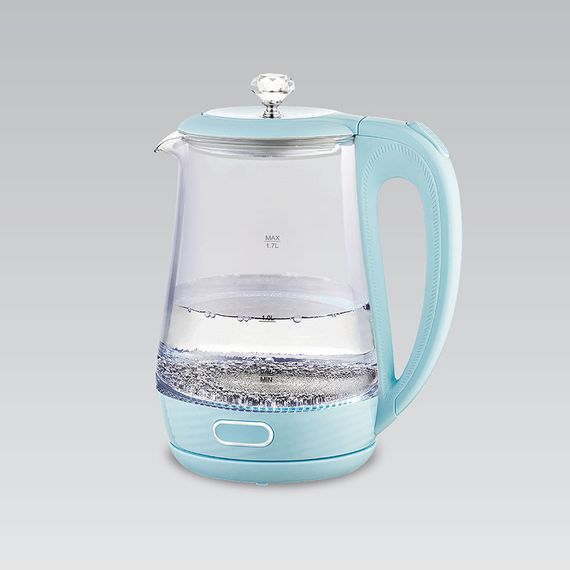 Електрочайник скляний Maestro MR-052-BLUE, 1.7 л, 2200 Вт, з підсвіткою | Зображення 5