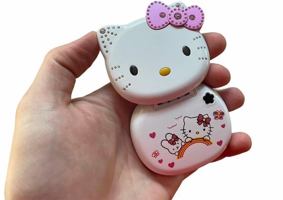 Дитячий мінімобільний Телефон HELLO KITTY (БІЛИЙ) (ID: Hello Kitty Белый) (ID: Hello Kitty Белый) (код: SKU-Hello Kitty Белый) | Зображення 2