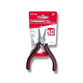 Круглогубці, серія міні HAISSER 127 мм, Cr-V, Pearl-Nickel (41165)