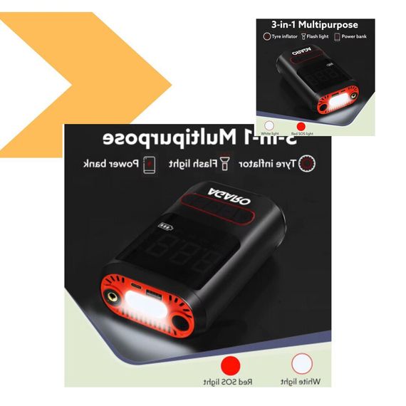 Компресор автомобільний портативний XPRO Car Air Pump CX-329 (45642-_922) | Зображення 1